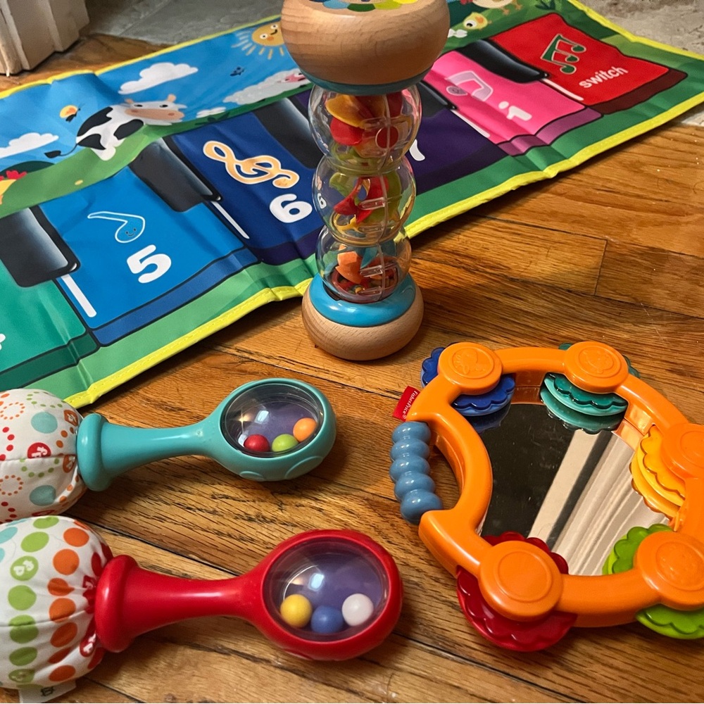Colorful Musical Play Mat and Instruments Set - Picture 4 of 4